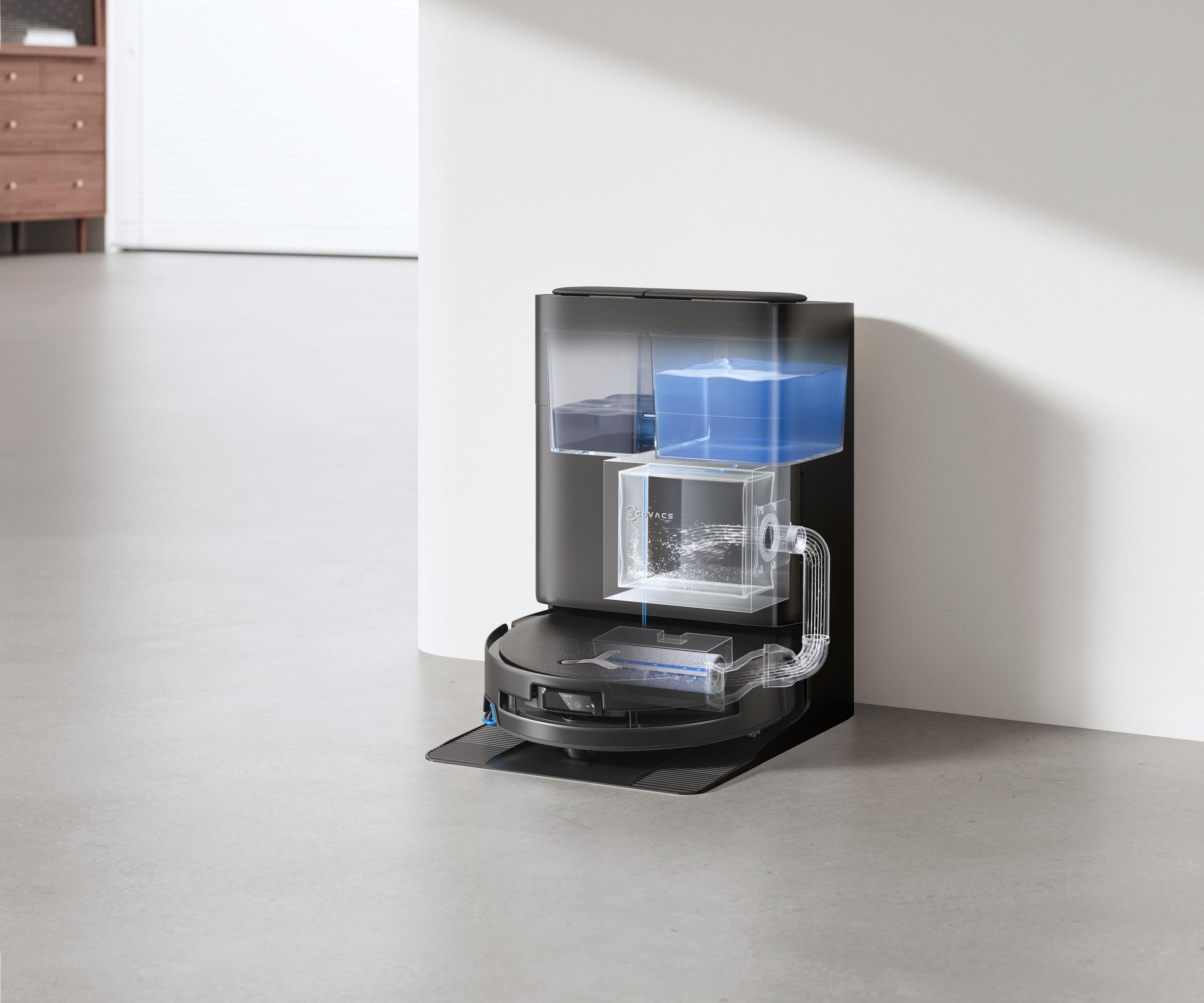 Robot Aspirador ECOVACS DEEBOT T80S OMNI (24800 Pa - 0,22 l - Carregamento, purificação - Preto), miniatura 13