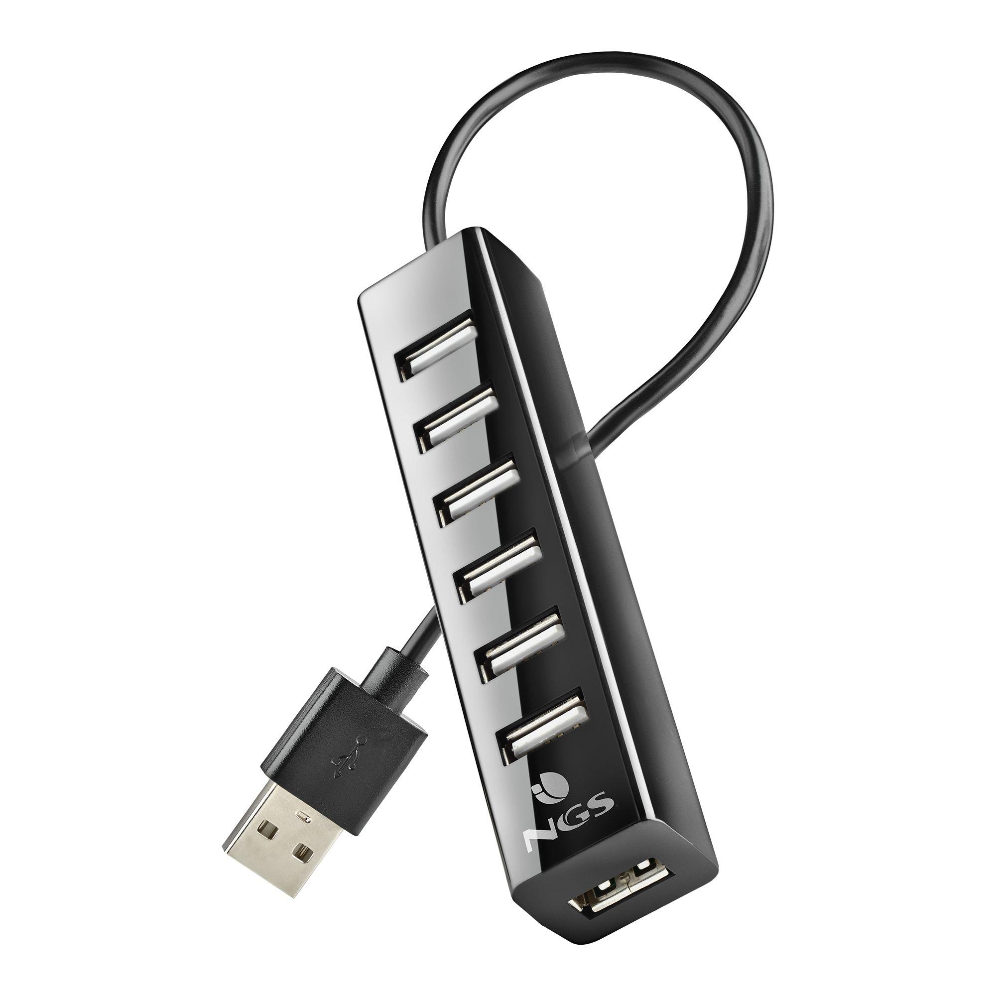 Hub USB NGS IHUB7 Tiny (Preto) — miniatura 2