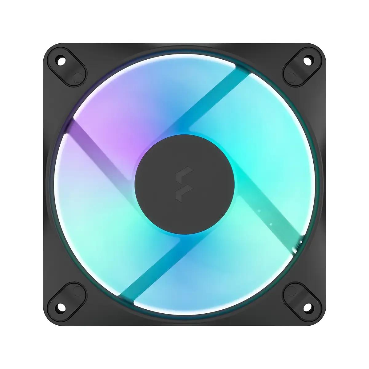 Ventoinha para Caixa de PC FRACTAL DESIGN Dynamic 3-12 RGB (RGB - Preto) — miniatura 3