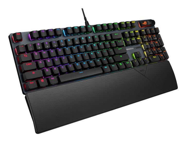 Teclado ASUS ROG Strix Scope II X (ROG NX Snow V2 - Tamanho completo - USB - Preto) — miniatura 3