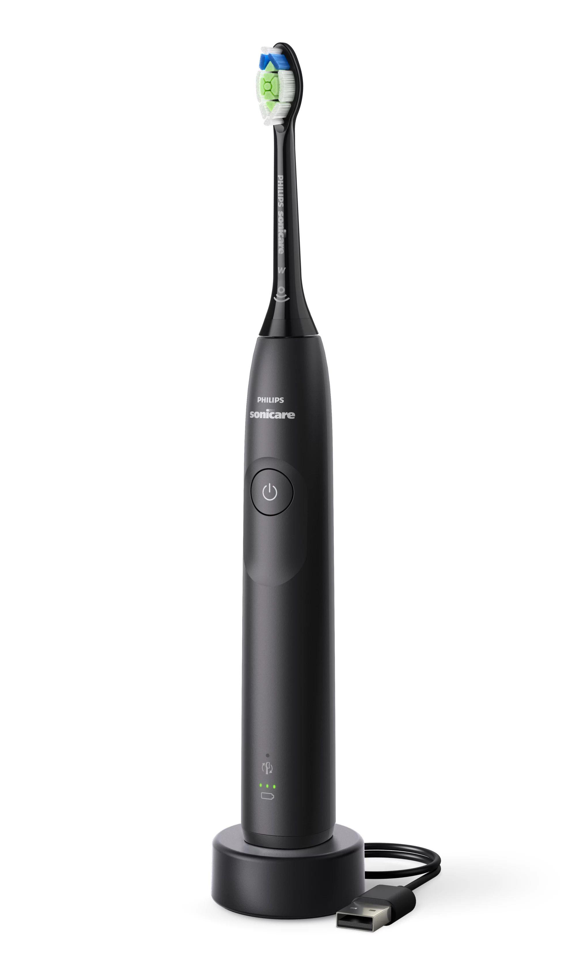Escova de Dentes Elétrica Sónica PHILIPS Sonicare 5300 HX7101/01 (Preto)