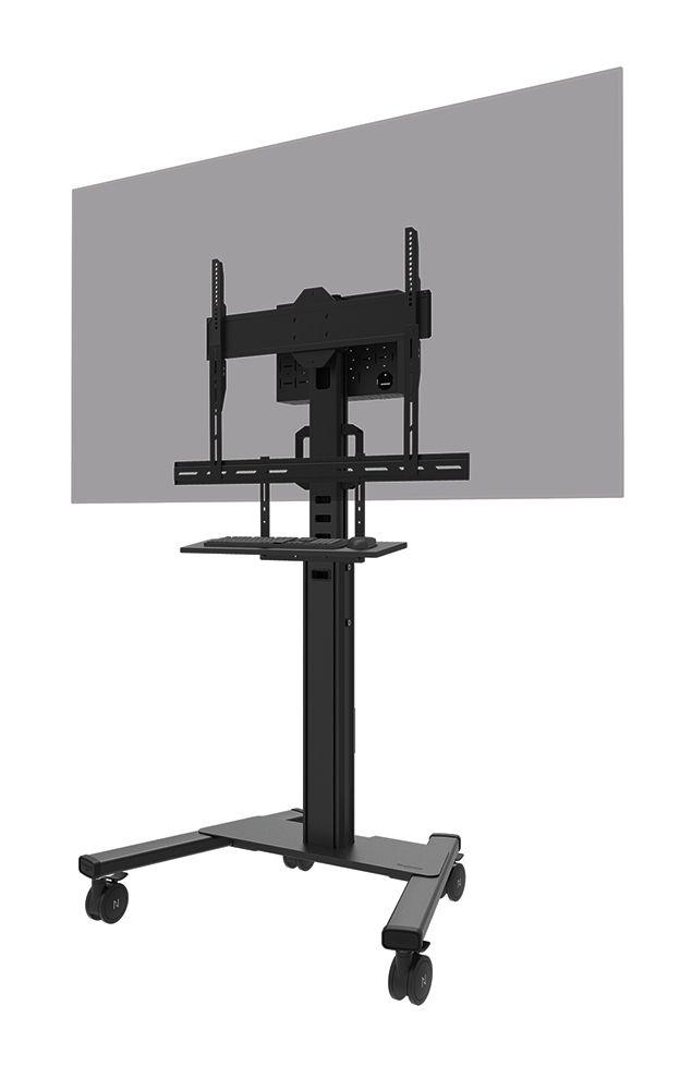 Prateleira para Teclado NEOMOUNTS AV40-500BL (800 x 600 mm - 200 x 200 mm - 2,79 m - Preto), miniatura 2