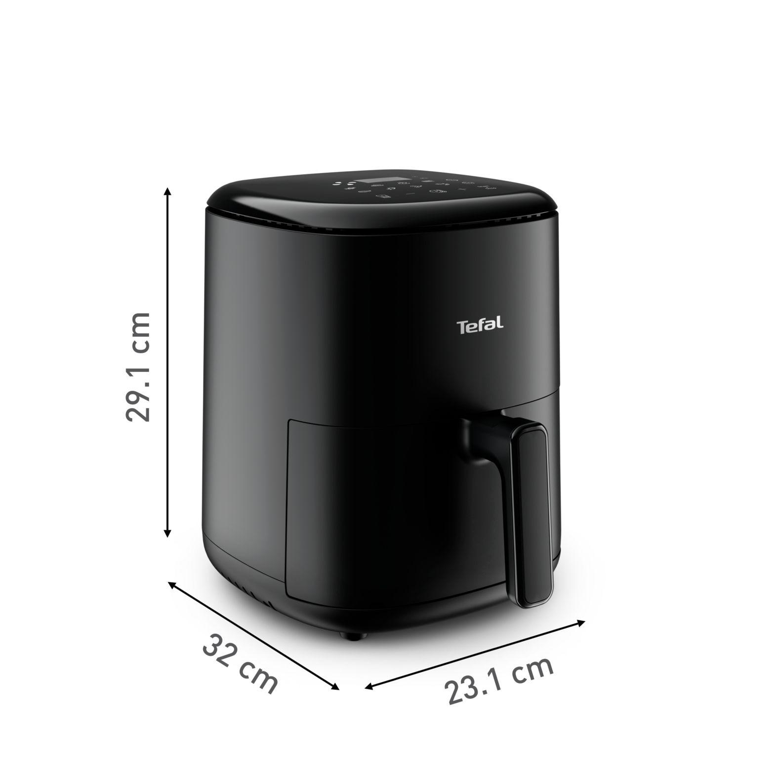 Fritadeira a Ar TEFAL EY145810 Easy Fry Compact (1300 W - Toque - Altura 29 cm - Preto), miniatura 7