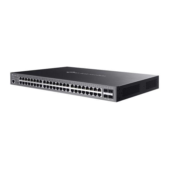 Switch TP-LINK Omada SG3452XMPP (Gigabit Ethernet - 12 MB - 176 Gbit/s - Preto) — miniatura 2