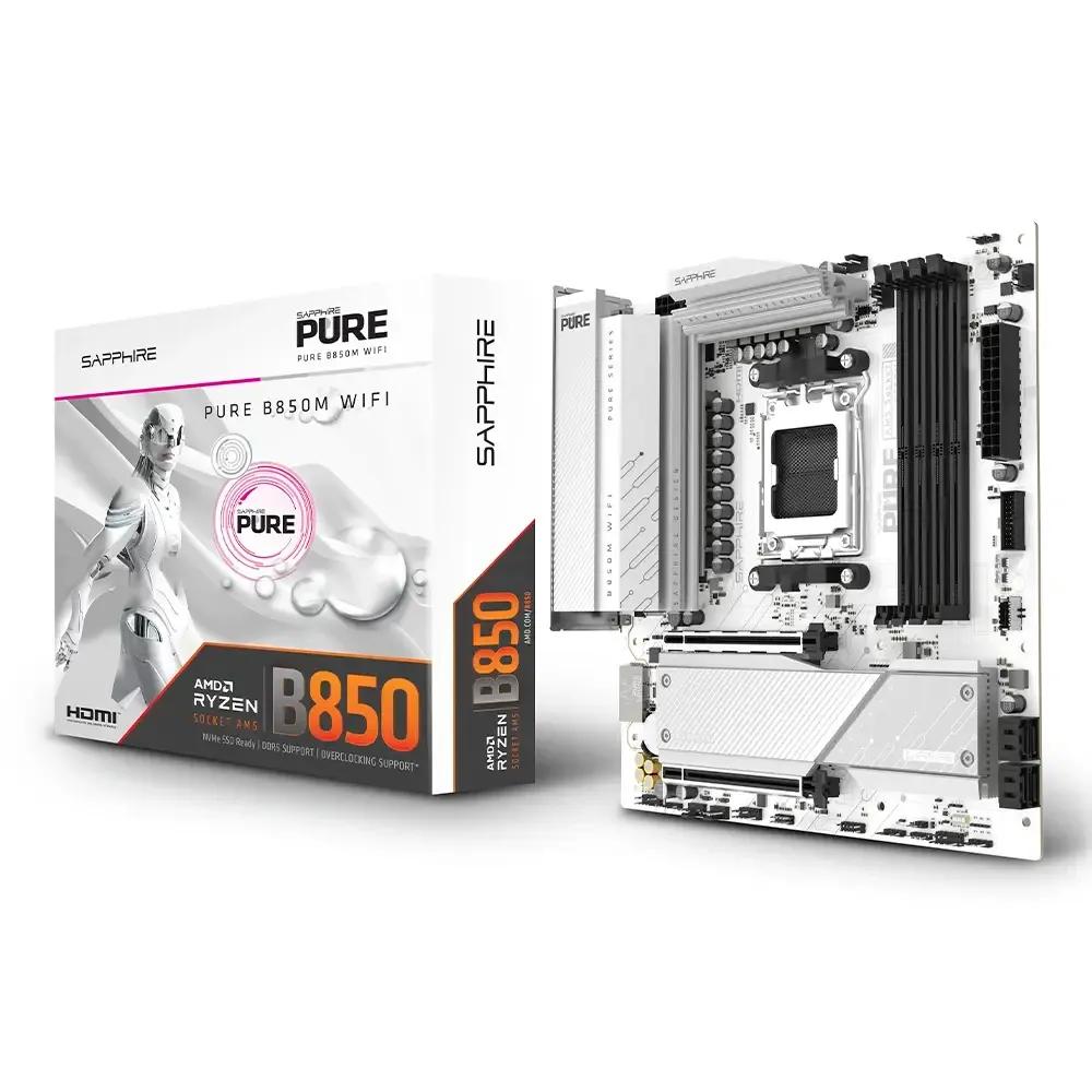 Motherboard SAPPHIRE PURE B850M WIFI (AM5 - Micro ATX - Duplo canal), miniatura 2