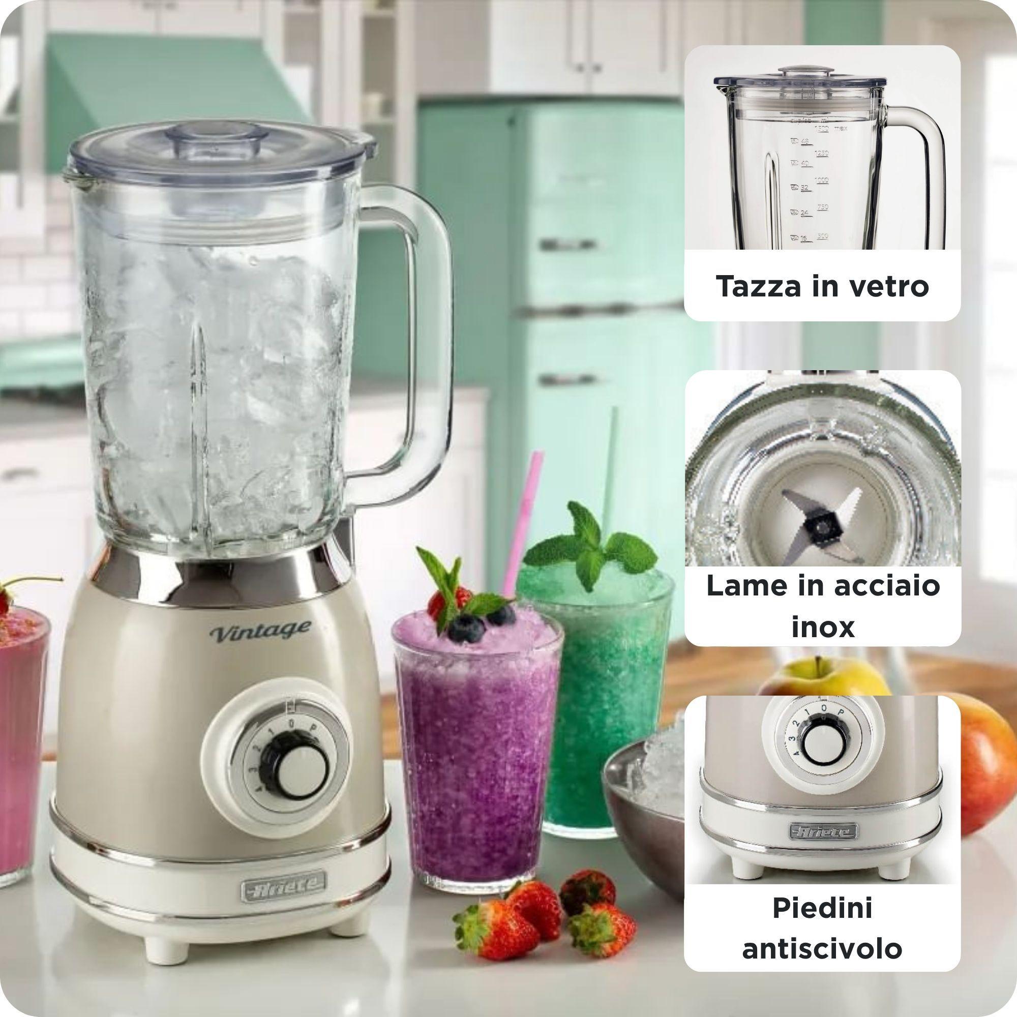 Liquidificadora ARIETE 0583/03 (Liquidificador - 1000 W - 1,5 l - Bege), miniatura 3