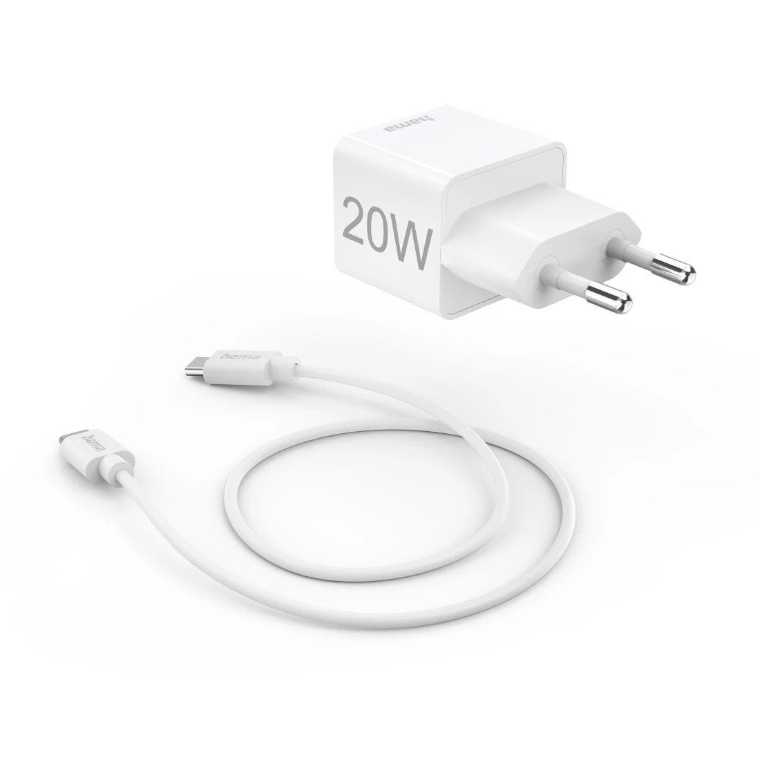Carregador de Dispositivos Móveis HAMA 00201675 (USB-C para USB-C - Corrente alternada - Branco) — miniatura 3