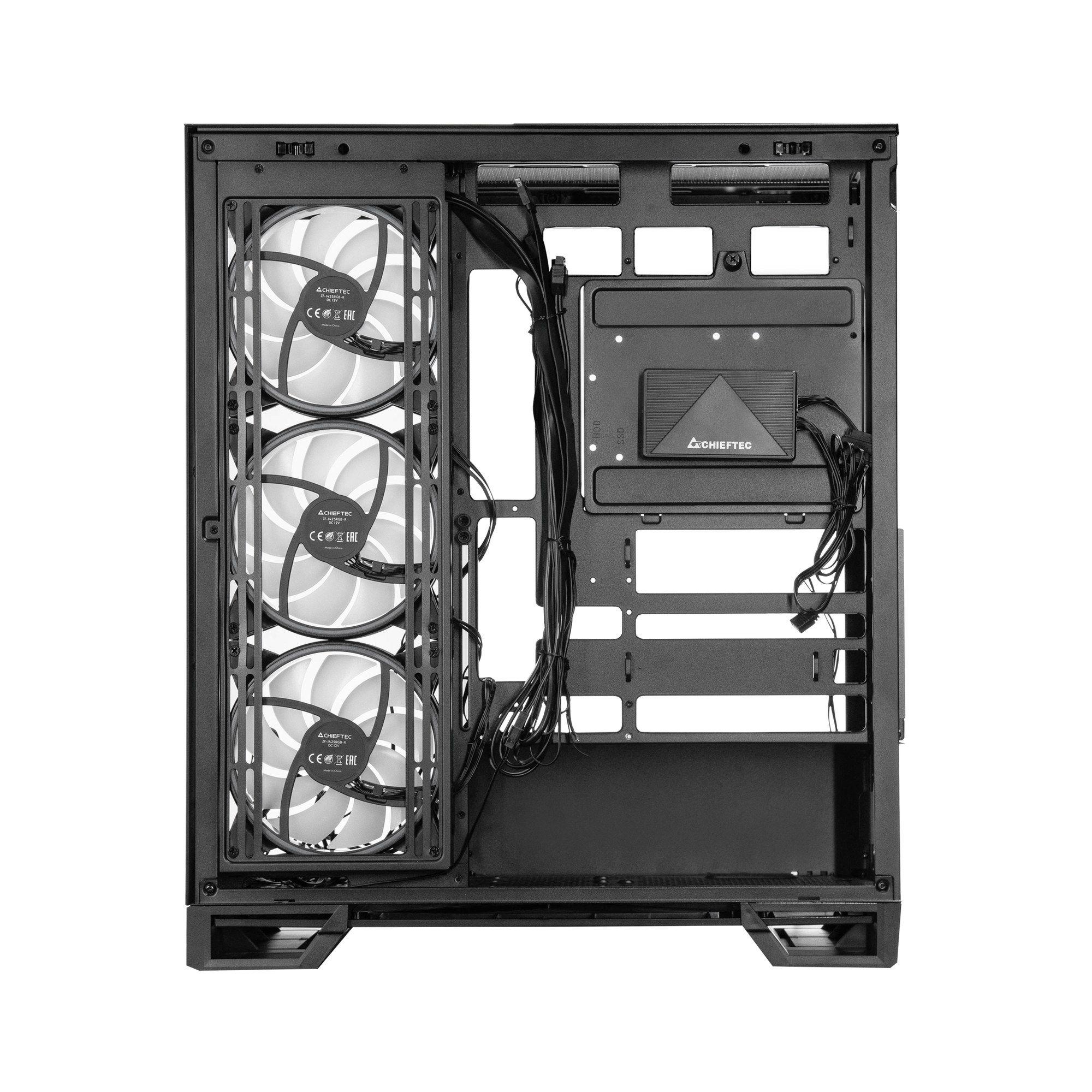 Caixa de Computador CHIEFTEC VISTA Max GX-30B-OP (ATX, Mini-ITX, Micro ATX - Midi Tower - 17,8 cm - Preto) — miniatura 6