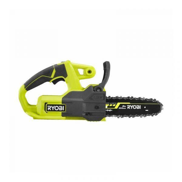 Motosserra RYOBI RY18CS20A-0 (18 V - Barra 20 cm - Sem bateria e carregador - Verde/Preto)