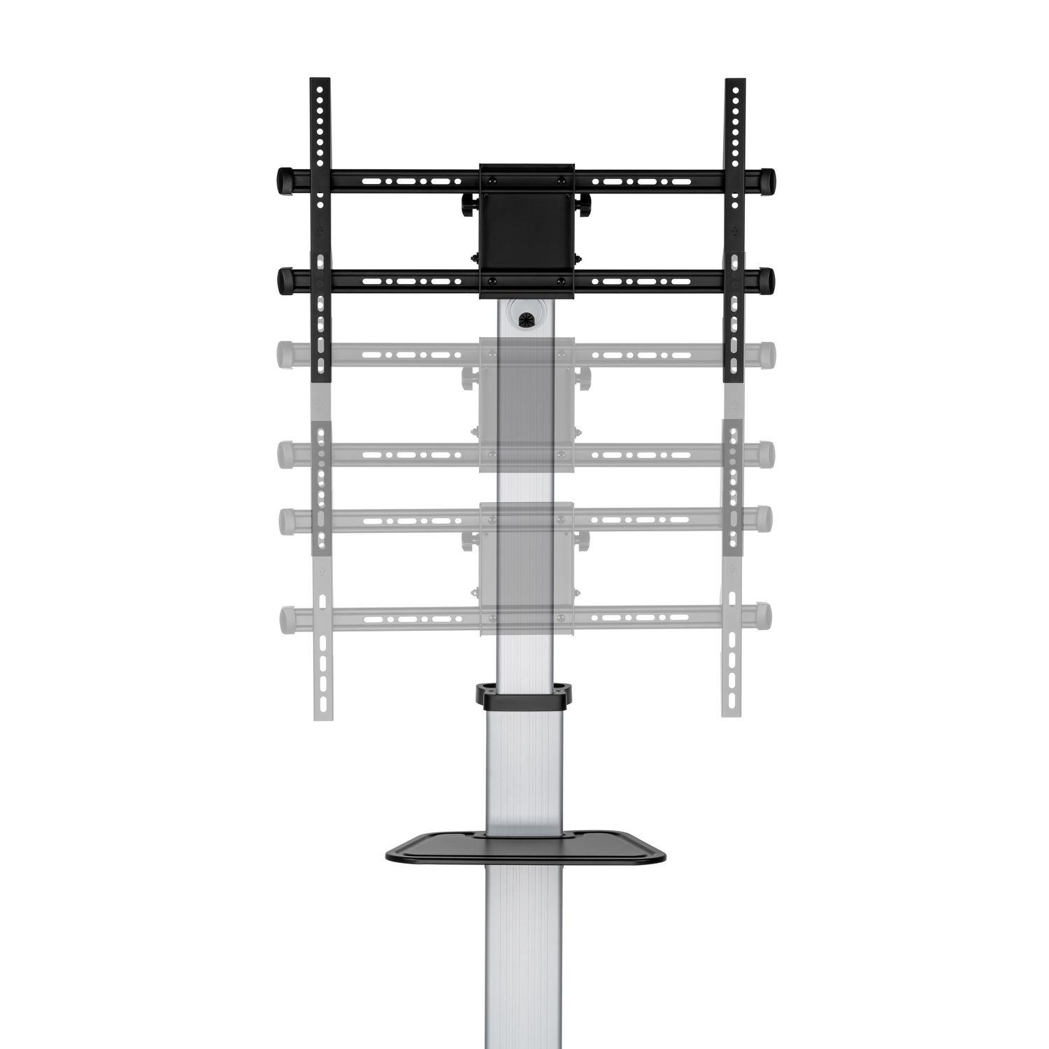Suporte de Chão com Rodas para TV AISENS FT86TRE-197 (37-86" - 50 kg - Preto e Prateado), miniatura 5