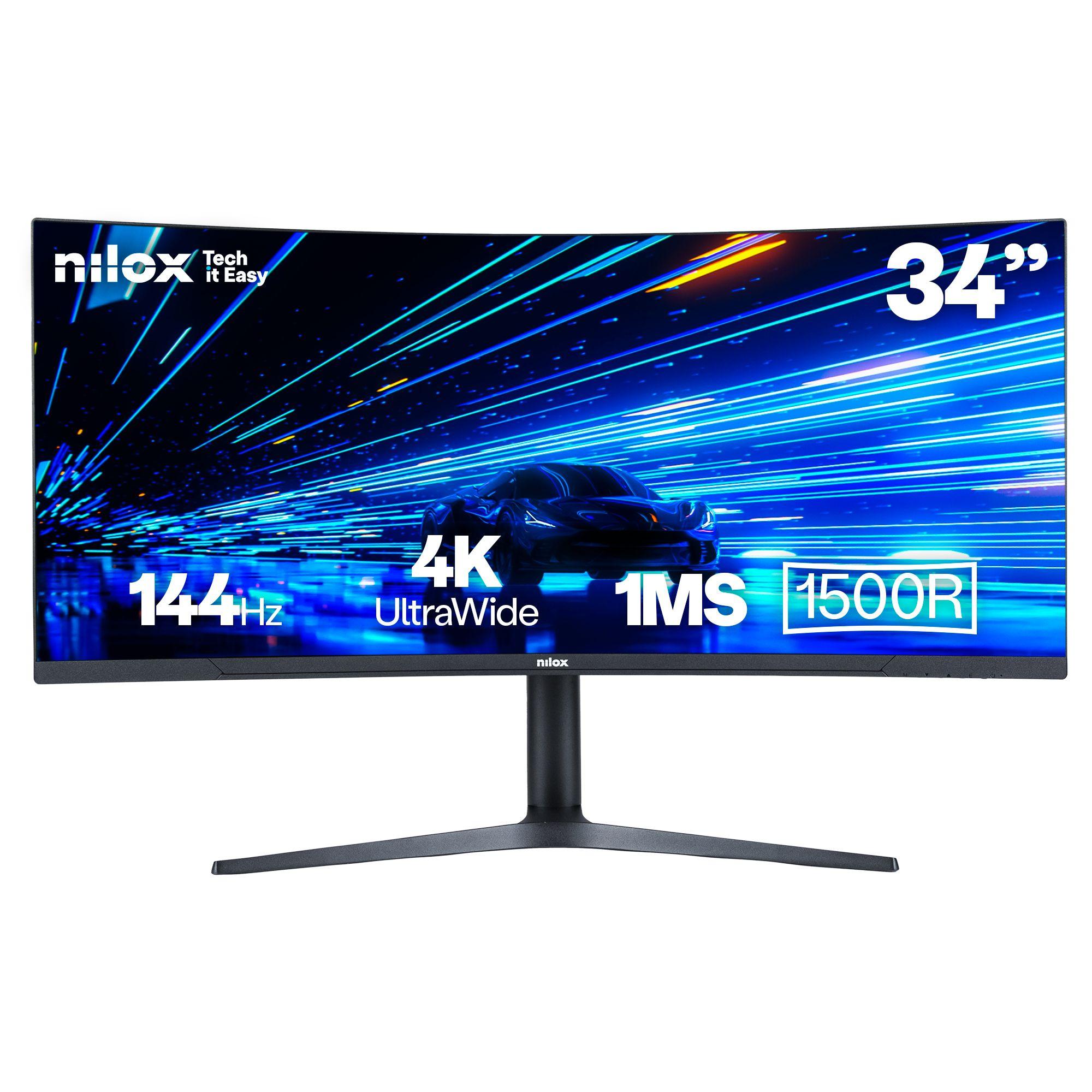 Monitor NILOX NXM344KD11 (34" - MVA - 144 Hz - Preto)