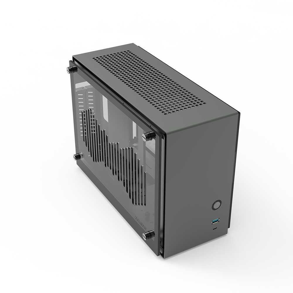 Caixa Mini-ITX ZALMAN M4 Mini-ITX M2 (Mini-ITX - SFX - Mini Tower - Cinzento) — miniatura 4