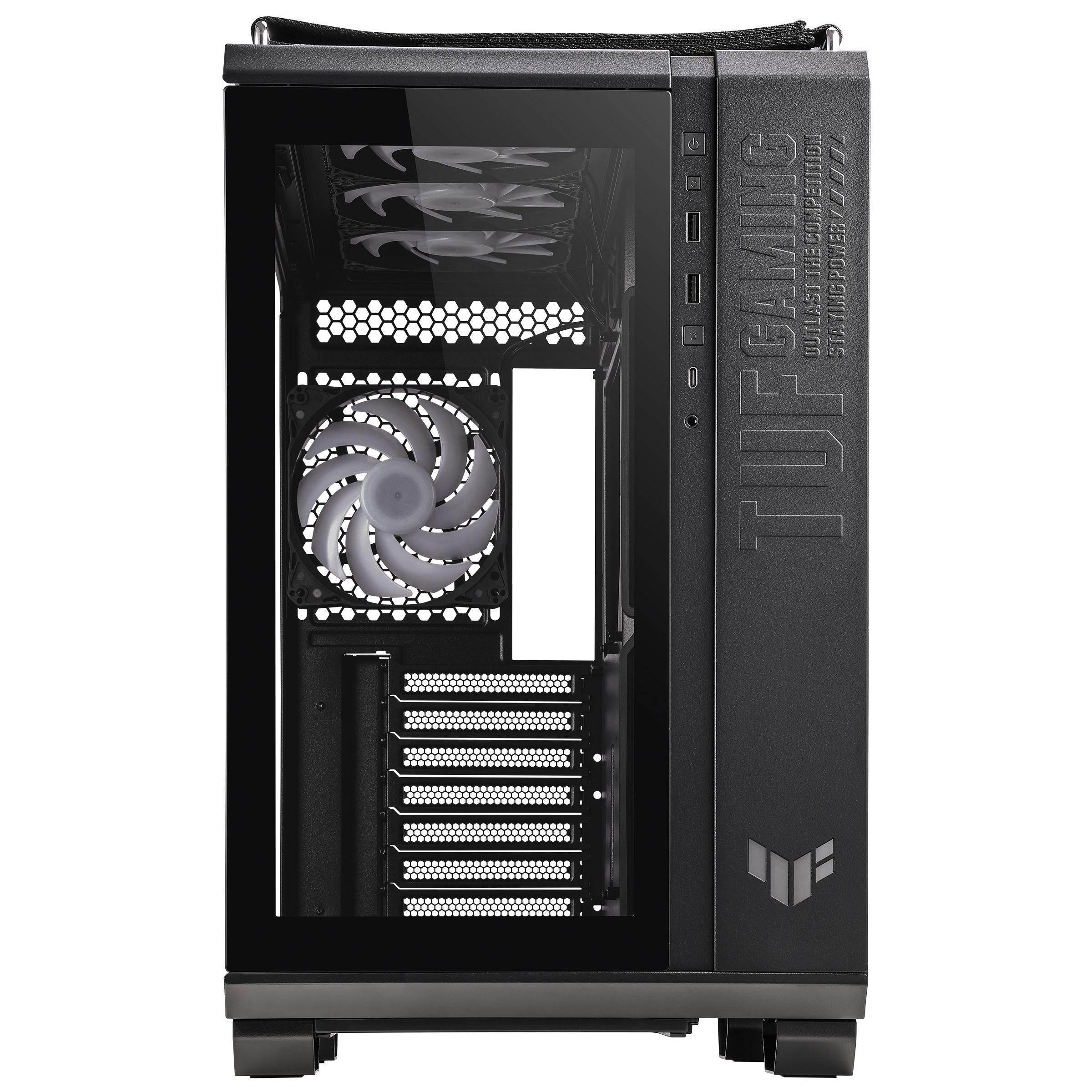 Caixa PC ASUS TUF Gaming GT502 PLUS (ATX, micro ATX, Mini-ITX - Midi Tower - 16,3 cm - Preto)