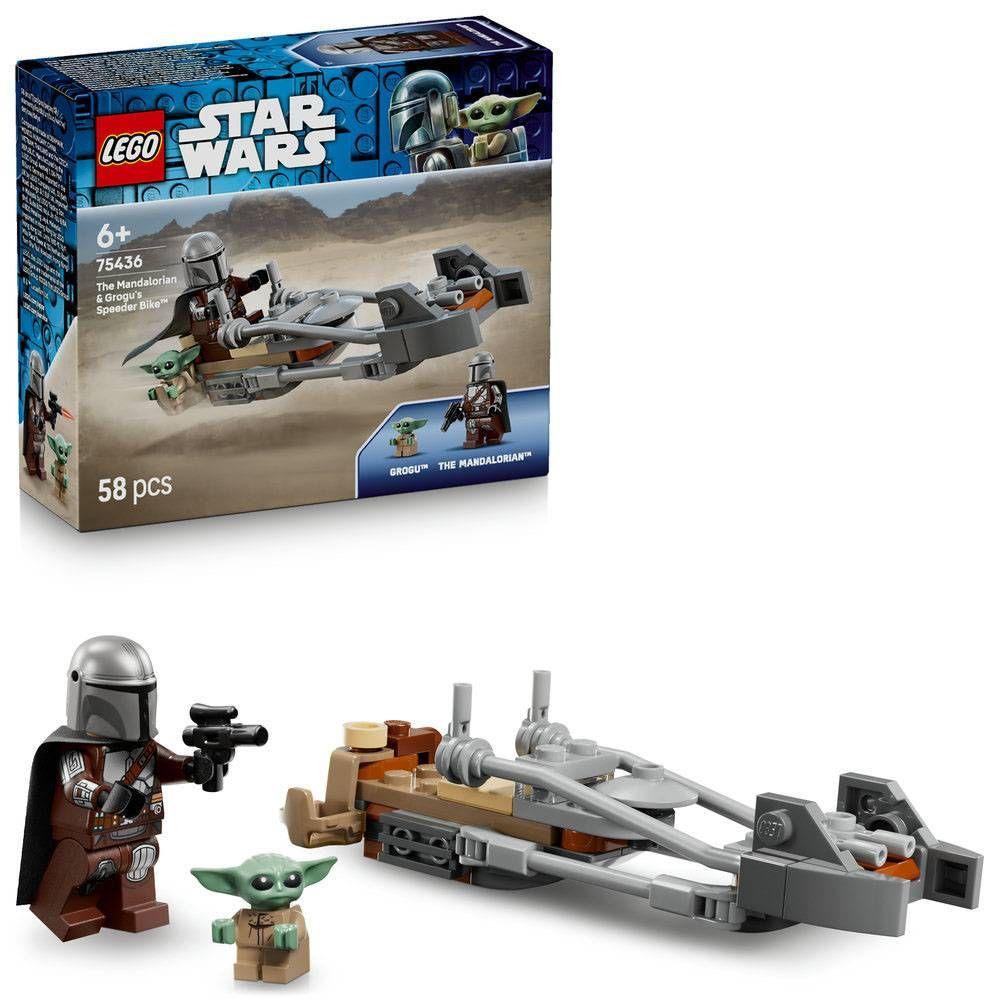 LEGO 75436 Star Wars Speeder Bike™ de The Mandalorian e Grogu (6+ anos - 58 peças), miniatura 3