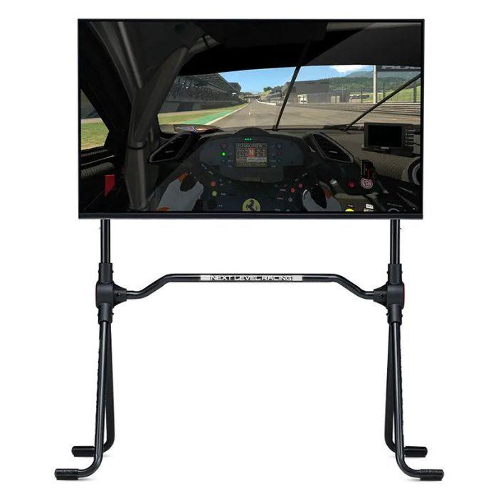 Suporte de Monitor NEXT LEVEL RACING NLR-A020 Lite Free Standing (Até 55″ - Suporte de monitor de chão - Preto/Vermelho), miniatura 3