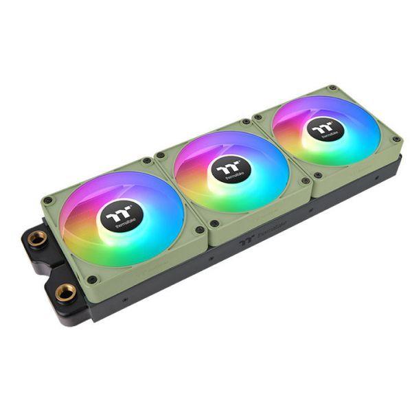 Conjunto de Ventoinhas THERMALTAKE CT140 EX ARGB Sync (RGB multicolor - 3 W - Verde Matcha) — miniatura 3