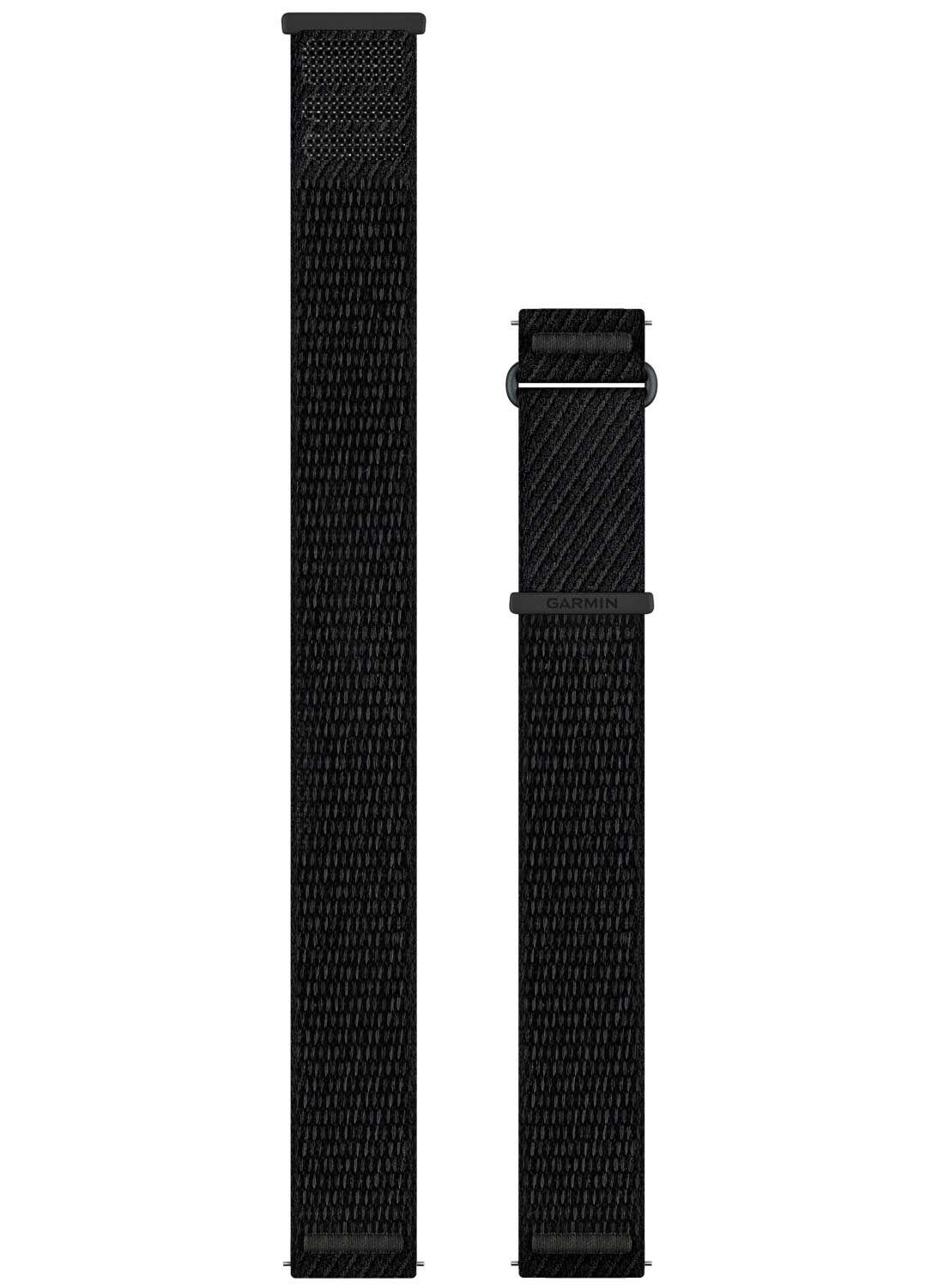 Bracelete de Relógio GARMIN 010-14400-08 (Nylon - Preto/Cinza Ardósia)