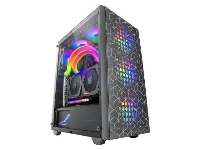 Caixa PC MARS GAMING MC-MAG (ATX, micro ATX, Mini-ITX - Midi Tower - 16 cm - Preto) — miniatura 2