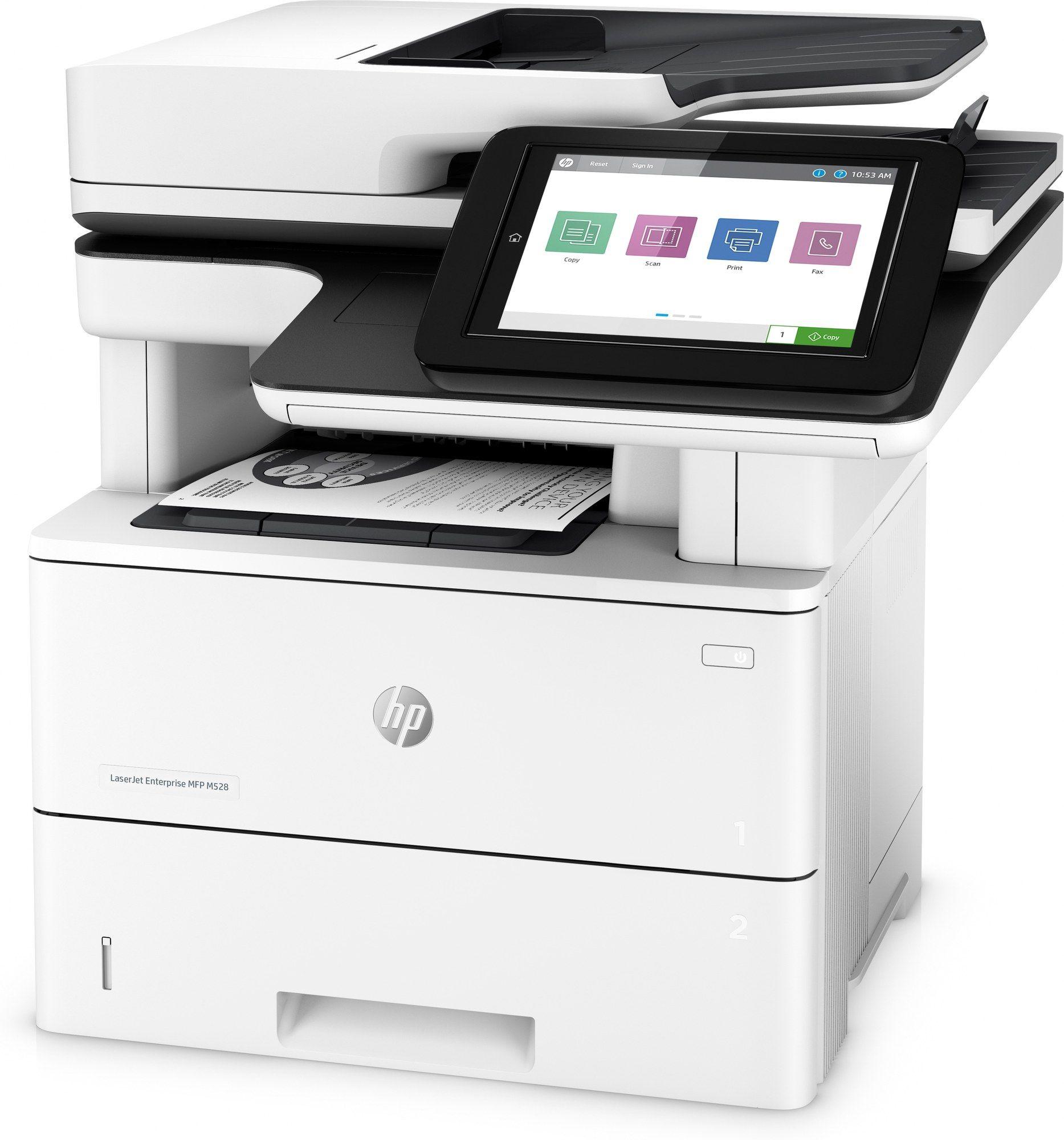 Impressora Multifunções HP LaserJet Enterprise M528dn (A4 - Impressão a preto e branco - 2300 folhas - Preto e Branco) — miniatura 2