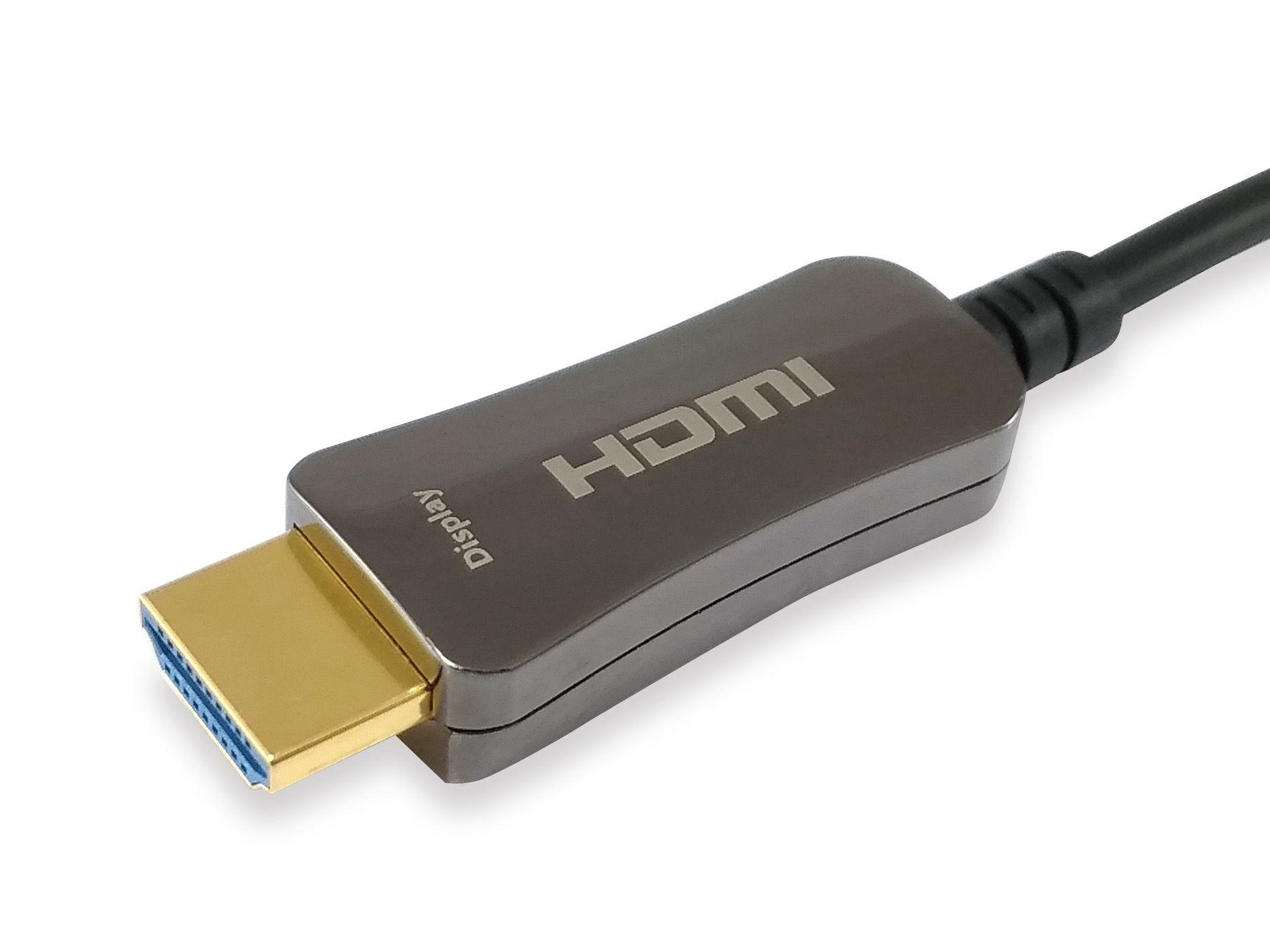 Cabo HDMI Ótico Ativo EQUIP 119432 (70 m - HDMI Tipo A - Preto), miniatura 2