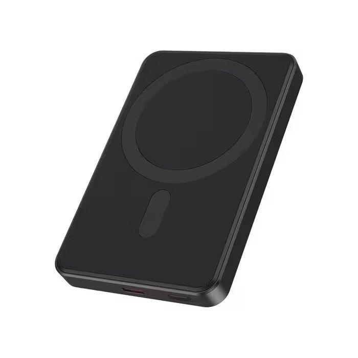 Bateria Externa GEMBIRD PB05-WPC15M-01 (Sem fios magnético - MagSafe - USB Type-C - Preto), miniatura 2