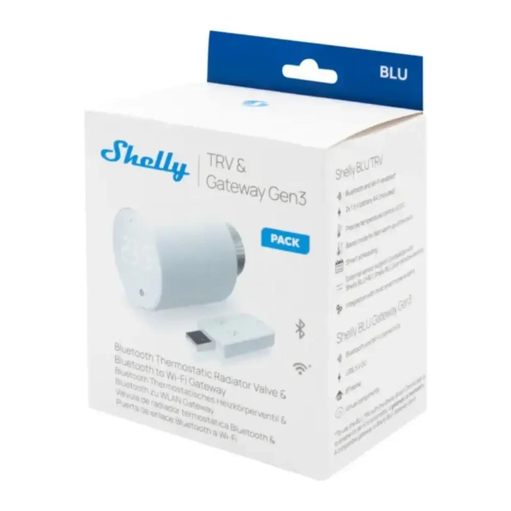 Cabeça Termostática Inteligente SHELLY BLU TRV (Plástico - 78 x Ø54 mm - Branco) — miniatura 3