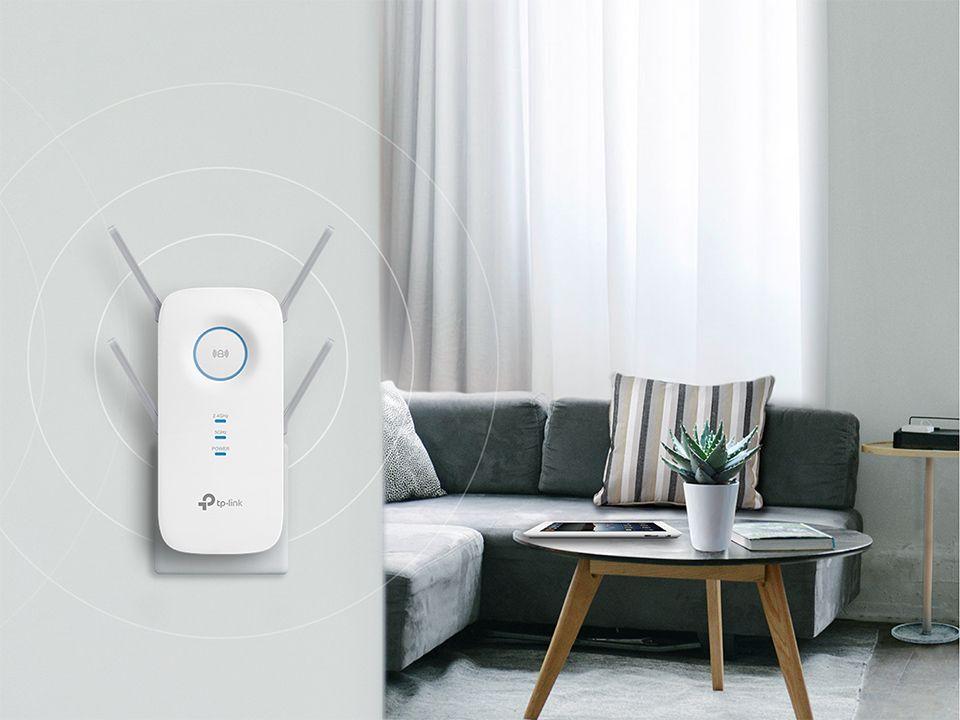 Repetidor Wi-Fi TP-LINK RE650 (1733 Mbit/s - 2,4 GHz e 5 GHz - 1 unidade - Branco), miniatura 2
