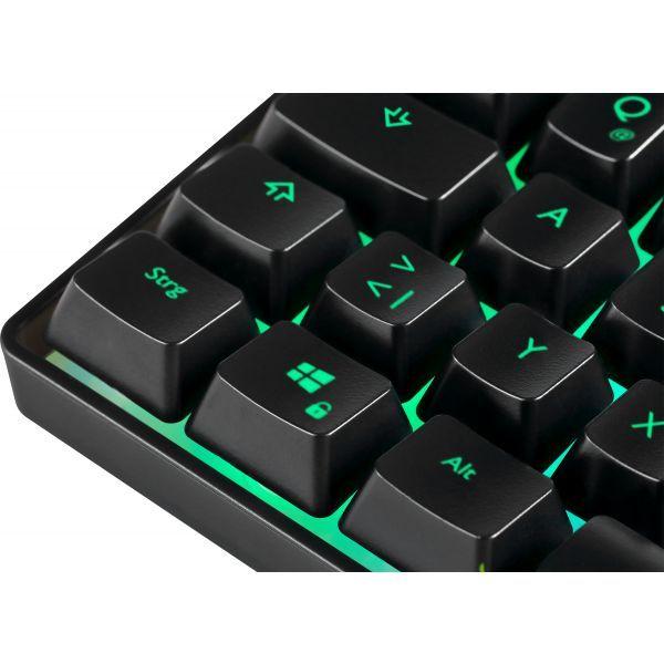 Teclado DELTACO DK240 (DE - Membrana - 60% - Preto) — miniatura 4