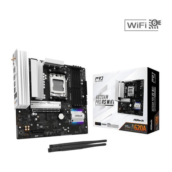 Motherboard ASROCK A620AM Pro RS WiFi (AM5 - Micro ATX - Duplo canal), miniatura 2