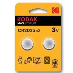 Pilha de Botão de Lítio KODAK ULTRA CR2025 (Embalagem de 2)