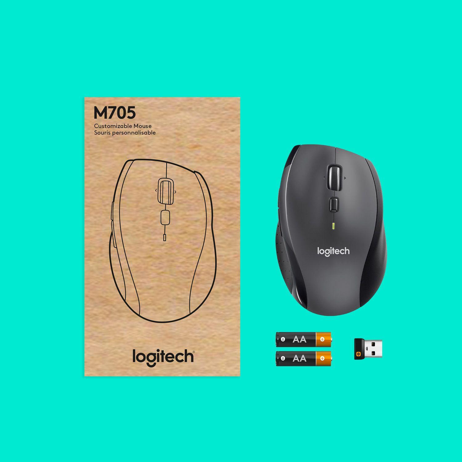 Rato LOGITECH Marathon M705 (Mão direita - 1000 DPI - Ótico - Carvão) — miniatura 9