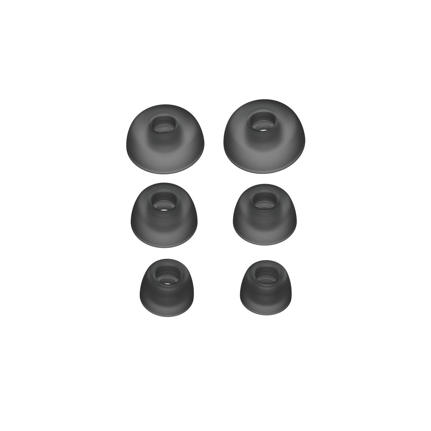 Pontas de Silicone para Auscultadores JABRA 100-62974000-00 (Preto)