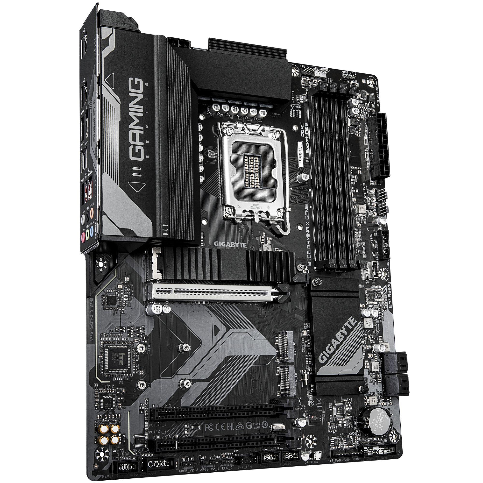 Motherboard GIGABYTE B760 GAMING X GEN5 (LGA 1700 - ATX - Duplo canal - Castanho escuro), miniatura 3