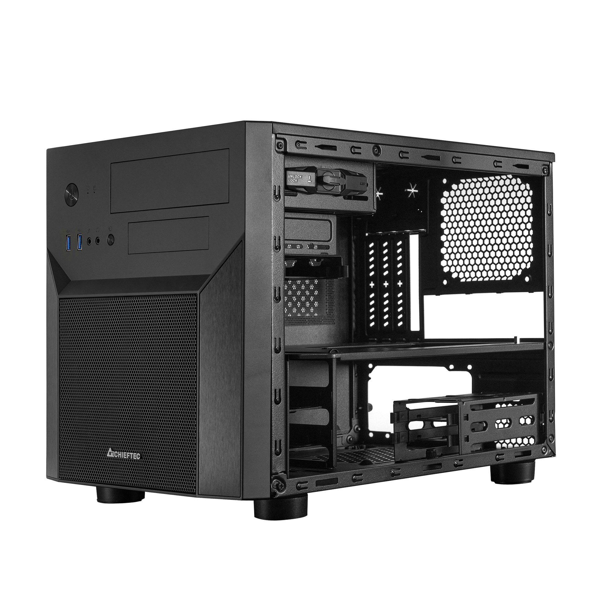 Caixa de Computador CHIEFTEC CI-02B-OP (Micro ATX, Mini-ITX - Cubo - SPCC - Preto) — miniatura 8