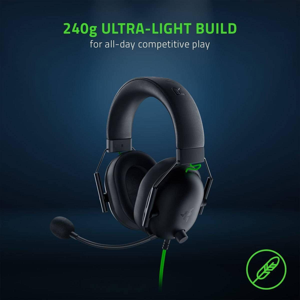 Headset Gaming RAZER BlackShark V2 X USB (Binaural - Com fios - Circum-aural - Preto), miniatura 6