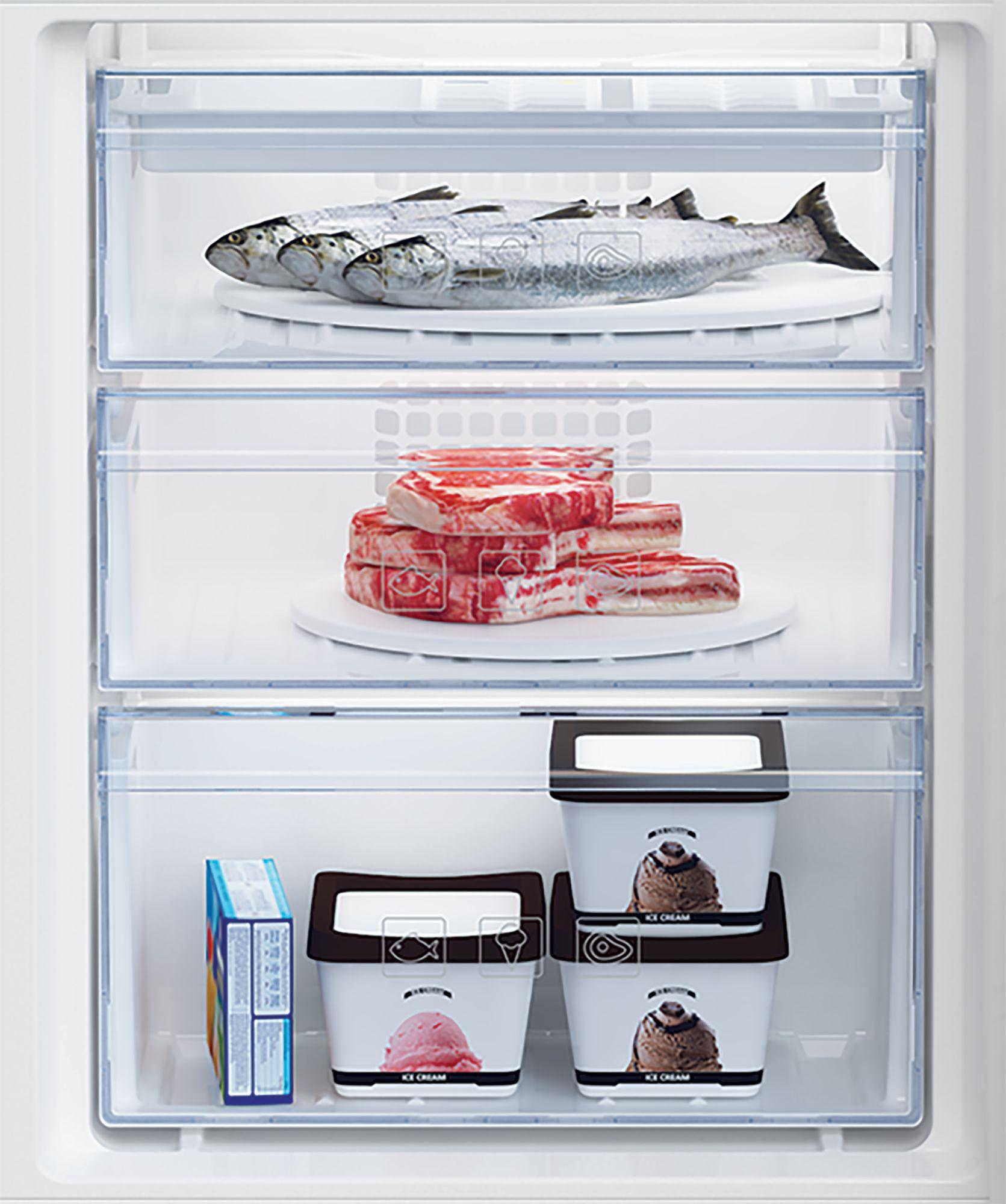 Frigorífico Combinado de Encastre BEKO BCSA285K4SN (271 L - 177,5x54x54,5 cm - 178 cm - Branco), miniatura 4