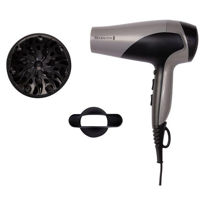 Secador de Cabelo REMINGTON Ionic Dry 2200 D3190S (Preto e Prateado) — miniatura 2