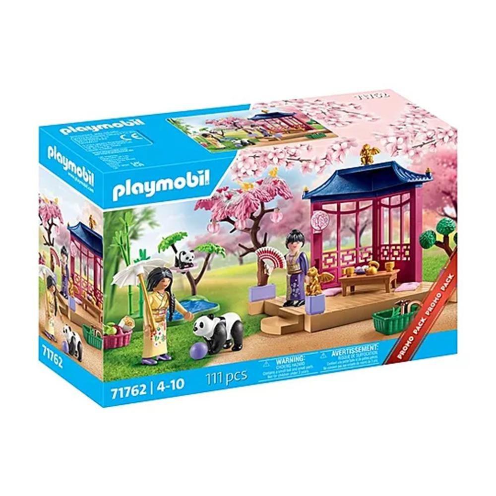 Conjunto de Construção PLAYMOBIL Jardim Asiático com Panda 71762 (4 a 10 anos - Multicor)