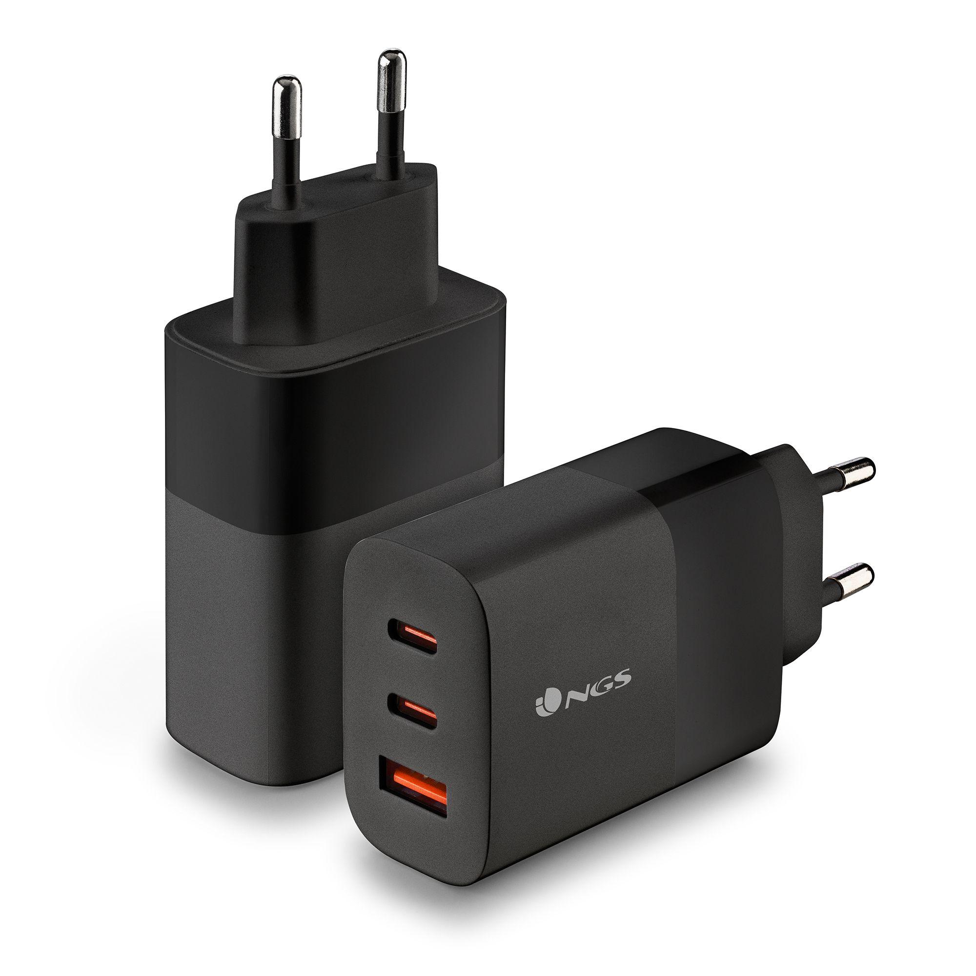 Carregador de Parede NGS BUD 65W (Universal - Interior, de parede - Preto) — miniatura 4