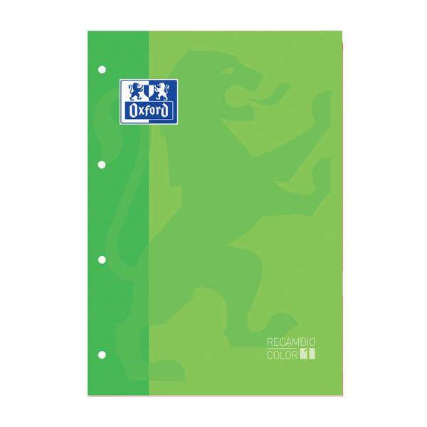 Recarga de Caderno OXFORD School Classic (A4 - Verde Maçã)