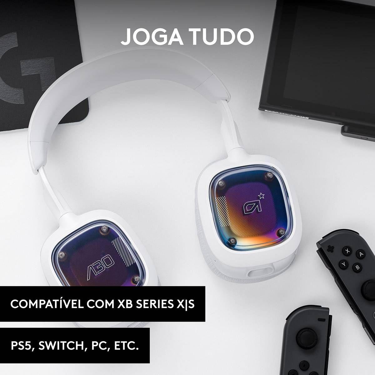Headset Gaming LOGITECH ASTRO A30 (Binaural - Circum-aural - USB-A - Branco), miniatura 2