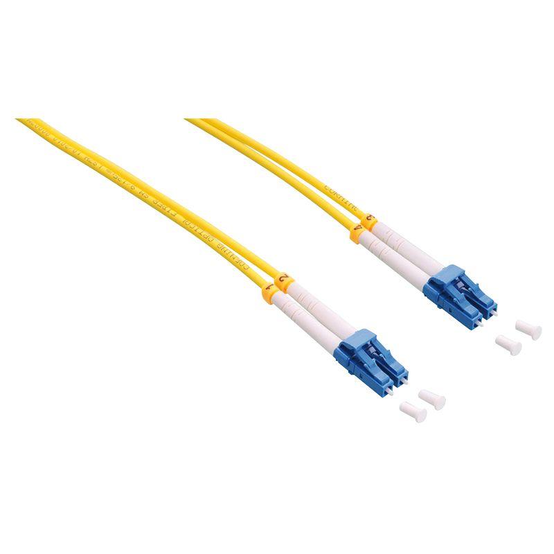 Cabo de Fibra Ótica LOGILINK FP0LC00 (LC/LC OS2 Monomodo 0,5 m - Amarelo)