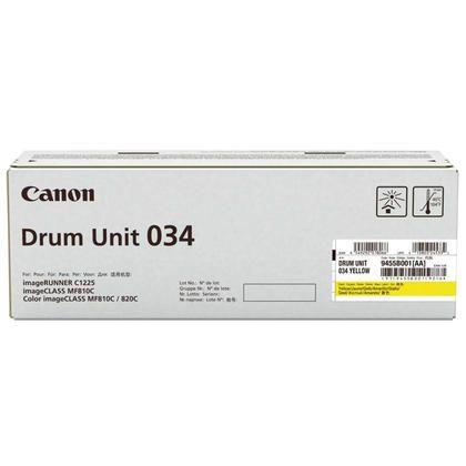 Unidade de Tambor CANON 034 9455B001/9455B001AA (34000 páginas - ImageClass MF820Cdn/MF810Cdn - Amarelo)