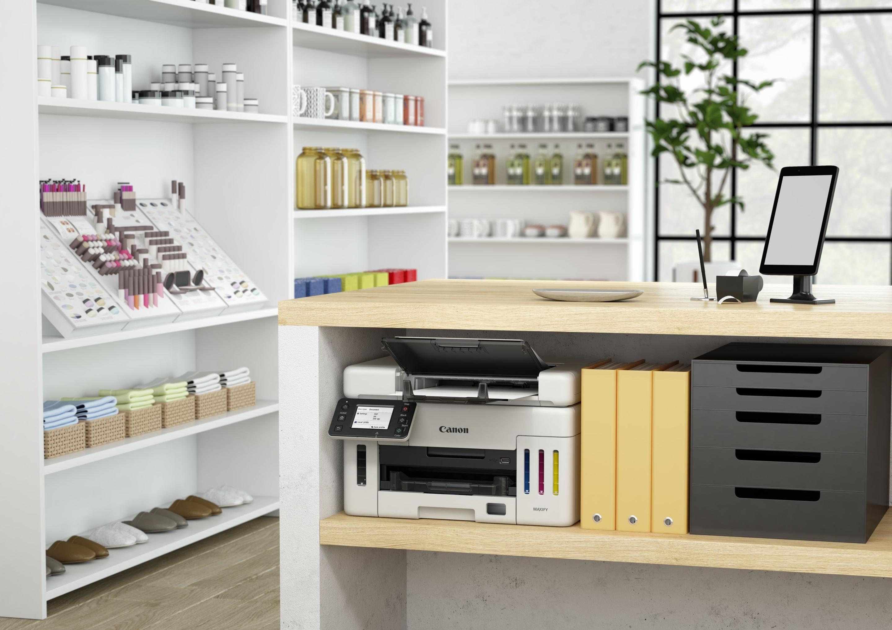 Impressora Multifuncional CANON MAXIFY GX6550 (A4 - Impressão a cores - 350 folhas - Branco e Preto) — miniatura 9