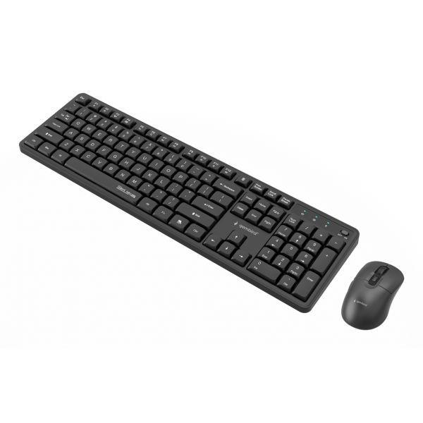 Conjunto Teclado e Rato GEMBIRD KBS-WMS-01 (Estados Unidos - Tamanho completo - RF sem fios - Preto), miniatura 3