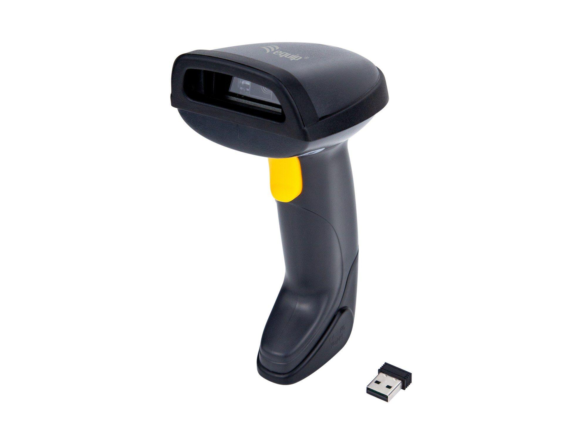 Leitor de Códigos de Barras Portátil EQUIP 351029 (Sem fios - Bluetooth, RF sem fios - Preto)
