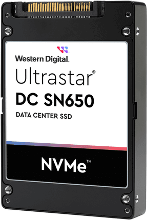 SSD Interno WESTERN DIGITAL Ultrastar DC SN650 (7,68 TB - 2,5 polegadas - U.3 PCIe)