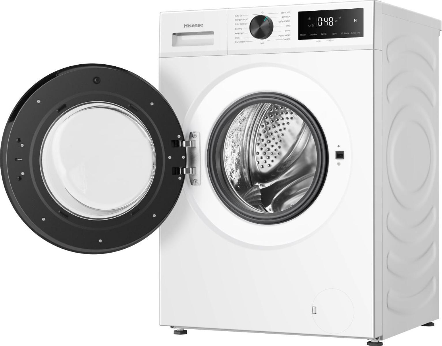 Máquina de Lavar Roupa Independente HISENSE WF1I1142BWL (1400 RPM - B - A - Branco), miniatura 6