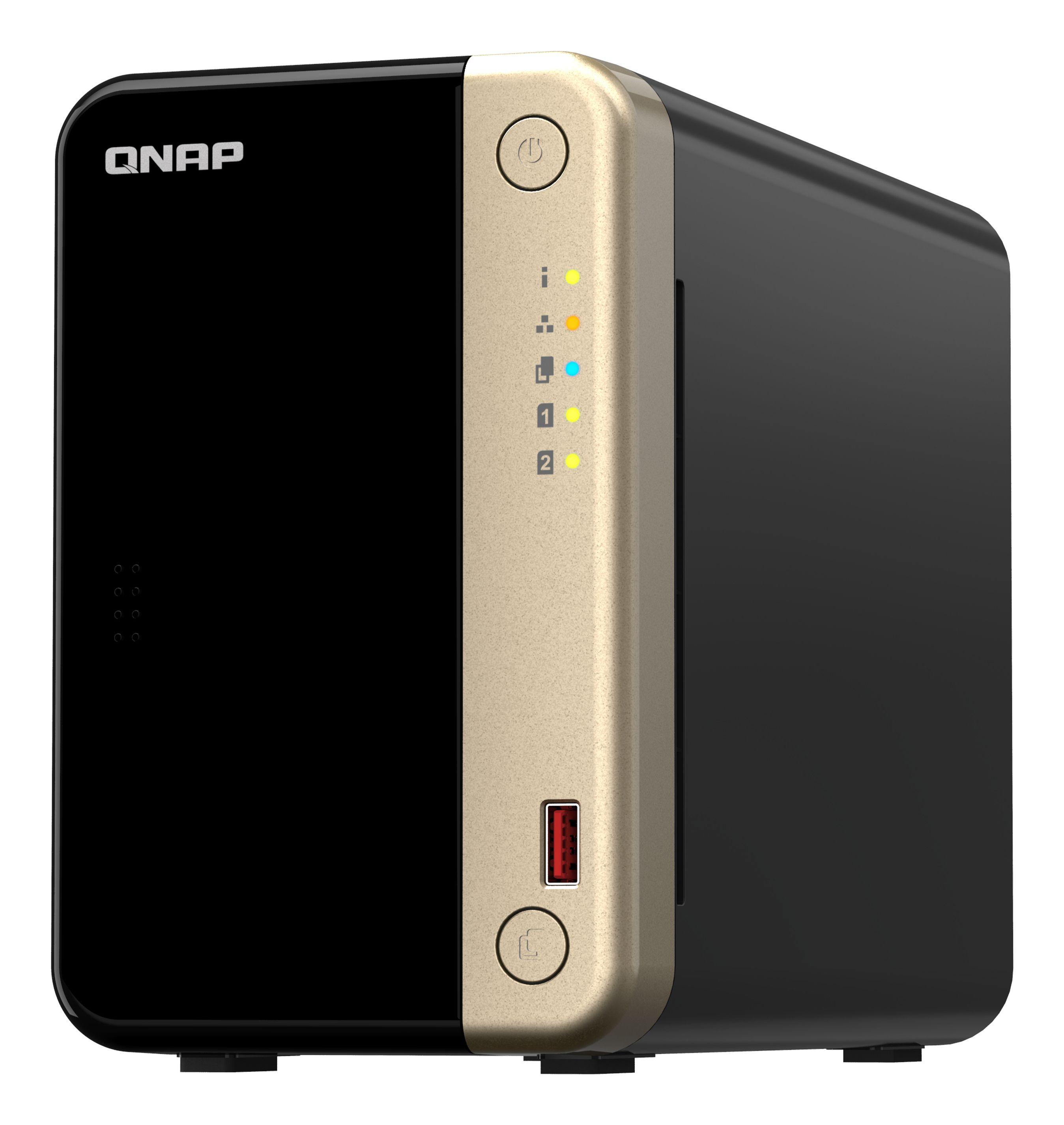 NAS QNAP TS-264-8G (Serial ATA III - 8 GB - 2 baias - Preto e Dourado), miniatura 5