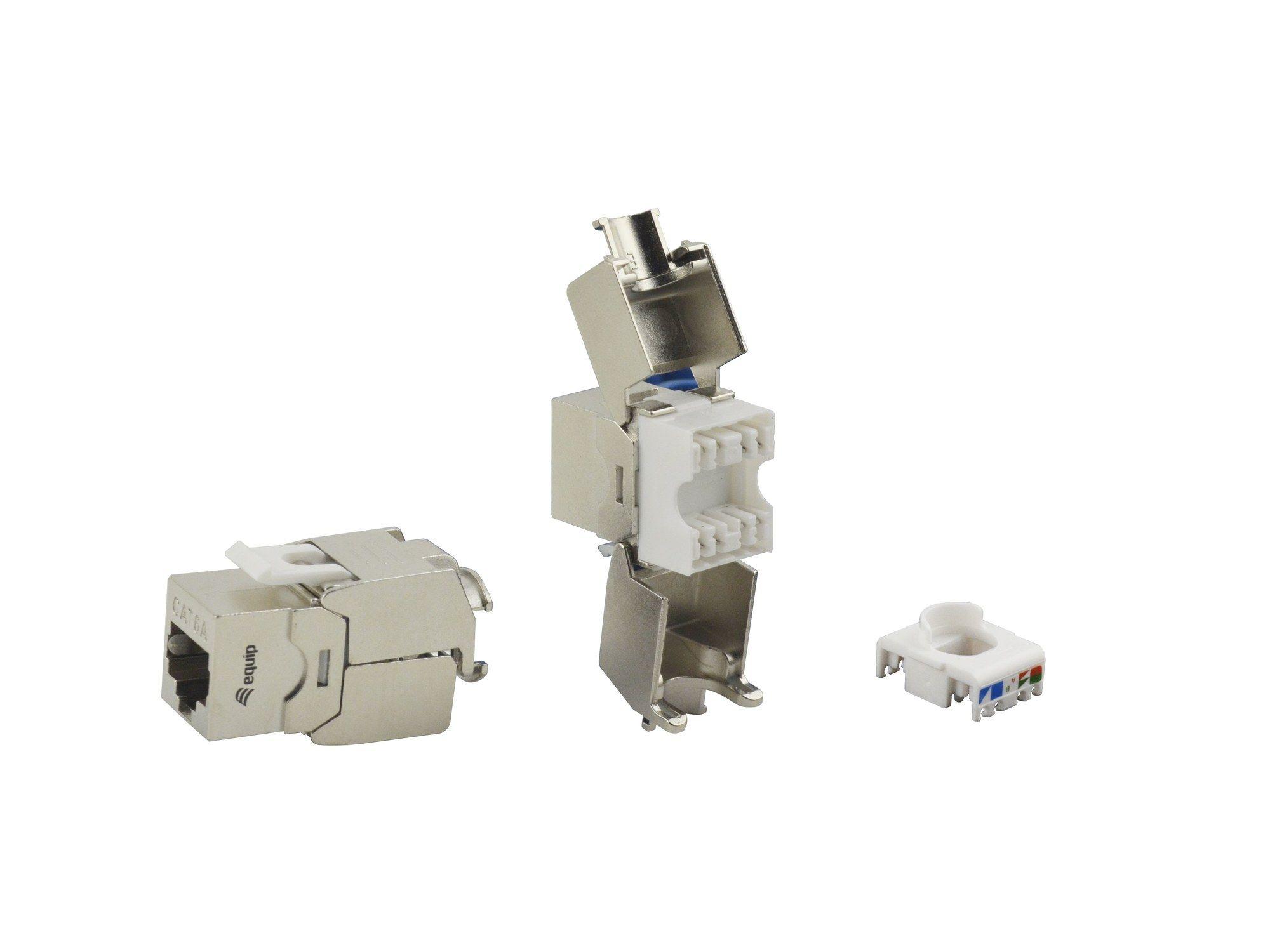 Módulo Keystone EQUIP 767222 (LSA - RJ-45 - Cat6a - Prateado)